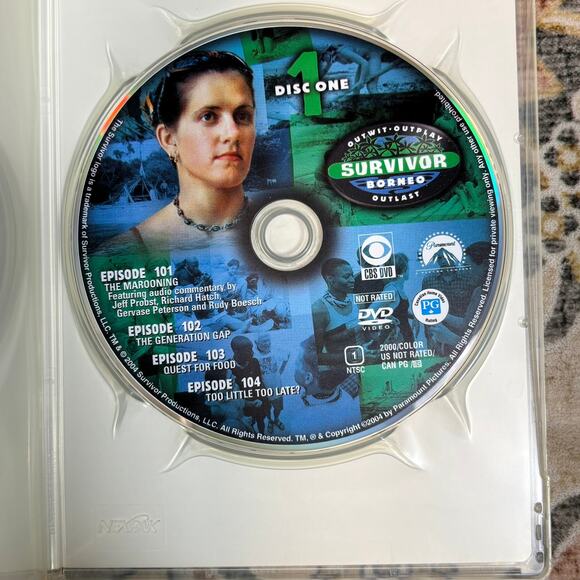 Survivor Borneo The Complete First Season Set of DVD Videos - Tested Working - Picture 8 of 15